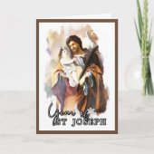 Religieus Jaar van het St. Joseph Kind Jezus Katho Kaart (Voorkant)
