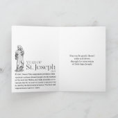 Religieus Jaar van het St. Joseph Kind Jezus Katho Kaart (Binnen)