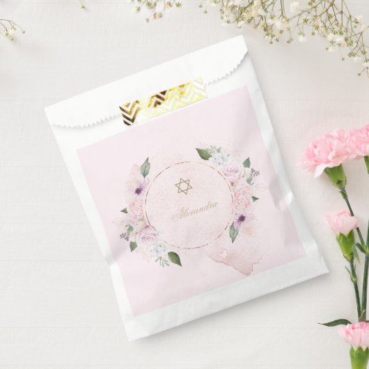 Religieus joods Waterverf bloemig Elegant Lijst Bedankzakje (Gezegeld)