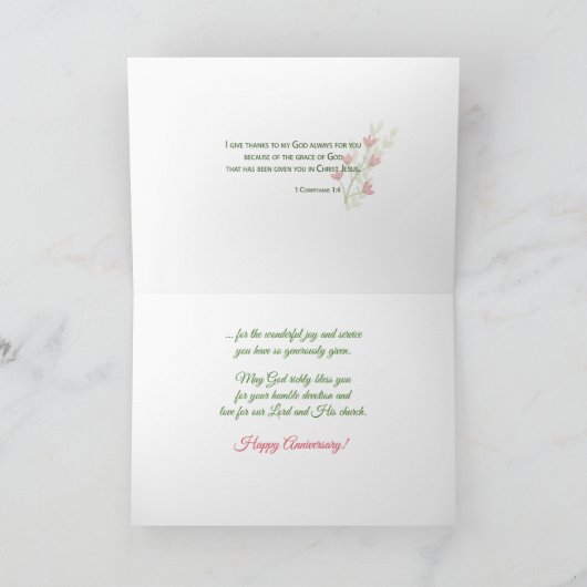 Religieus Jubileum van een Non 70ste Verjaardag Aq Kaart (Binnen)