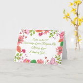 Religieus Jubileum van een Non 70ste Verjaardag Aq Kaart (Gele Bloem)