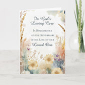 Religieus Jubileum van het verlies van een geliefd Kaart (Voorkant)