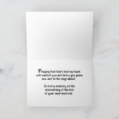 Religieus Jubileum van Verlies van Echtgenoot Vlin Kaart (Binnen)