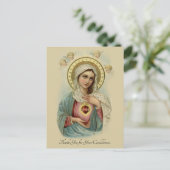 Religieus Katholiek Begrafenis Hartelijk dank Briefkaart (Staand voorkant)