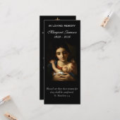 Religieus katholiek begrafenissympathie Hartelijk  Kaart (Voorkant / Achterkant in situ)