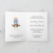 Religieus katholiek bloemenhuwelijk elegant (Binnen)