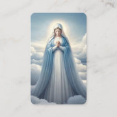 Religieus Katholiek Gebed Maagd Maria Visitekaartje (Voorkant)