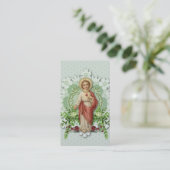 Religieus katholiek heilig hart van Jezus gebed Plaatskaartje (Staand voorkant)