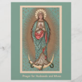 Religieus katholiek Mary Gepesterde echtgenoot & v (Voorkant)