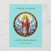 Religieus Katholiek Pasen Jezus Verrijzenis Feestdagenkaart (Voorkant)