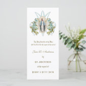 Religieus katholiek Requiem Funeral Mass Offer C Kaart (Staand voorkant)