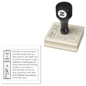 Religieus Katholiek Sint Jozef Kind Jezus Gebed Rubberstempel (Gestempeld)