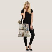 Religieus katholiek St Joseph Therese Collage Tote Bag (Op model)
