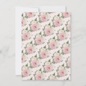 Religieus katholiek Vrijgezellenfeest Rozen Rozen Kaart (Achterkant)