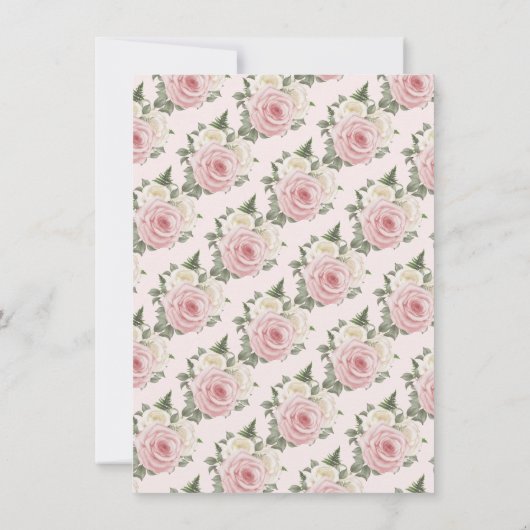 Religieus katholiek Vrijgezellenfeest Rozen Rozen Kaart (Achterkant)