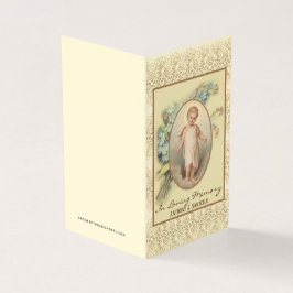 Religieus katholieke begrafenis Memorial Heilige K Visitekaartje