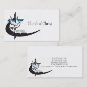 Religieus kerkchristendom Religieerpredikant Visitekaartje (Voorkant / Achterkant)