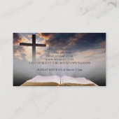 Religieus kerkchristendom Religieerpredikant Visitekaartje (Achterkant)