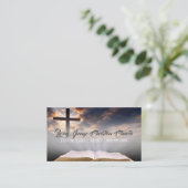 Religieus kerkchristendom Religieerpredikant Visitekaartje (Staand voorkant)