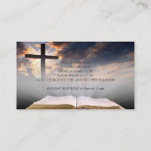 Religieus kerkchristendom Religieerpredikant Visitekaartje (Achterkant)