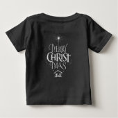 Religieus Kerst Chalkboard Baby Jesus Christ (Achterkant)