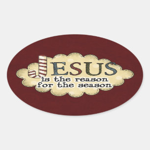 Religieus Kerst sticker