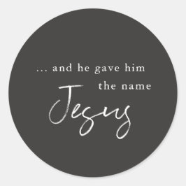 Religieus Kerst sticker