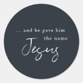 Religieus Kerst sticker (Voorkant)