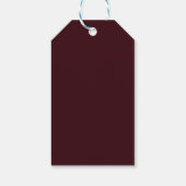 Religieus Kerstfeest, Geboorte van Jezus Cadeaulabel (Achterkant)