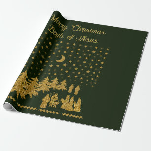 Religieus Kerstfeest, Geboorte van Jezus Cadeaupapier