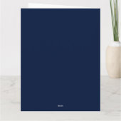 Religieus Kerstfeest, Geboorte van Jezus Kaart (Achterkant)