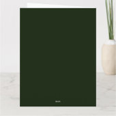 Religieus Kerstfeest, Geboorte van Jezus Kaart (Achterkant)