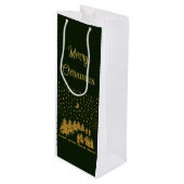 Religieus Kerstfeest, Geboorte van Jezus Wijn Cadeautas (Voorkant Gekanteld)