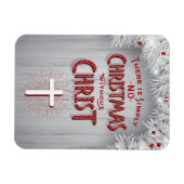 Religieus Kerstfeest - Geen Kerstmis zonder Christ Magneet (Horizontaal)