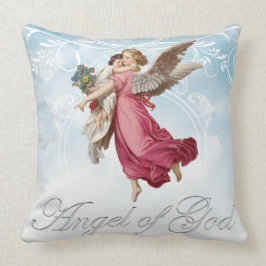 Religieus Kind met Guardian Angel Prayer Kussen