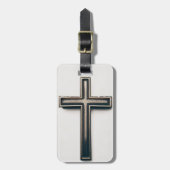 Religieus kruis bagagelabel (Voorkant verticaal)