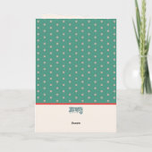 Religieus kruis Bloemen Gelukkig Pasen Hij is Verr Kaart (Achterkant)