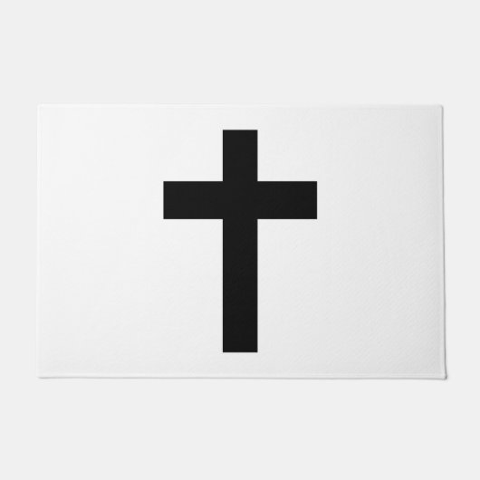 Religieus kruis (Christelijk) Deurmat (Voorkant)
