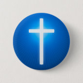 Religieus kruis | CHRISTELIJK Ronde Button 5,7 Cm (Voorkant)