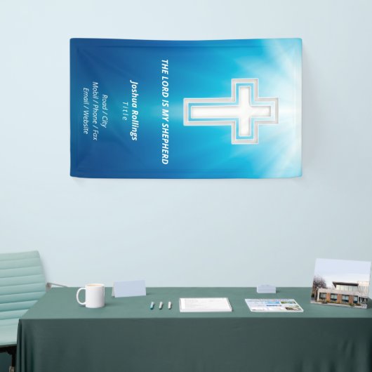 Religieus kruis | CHRISTELIJK Spandoek (Beurs)