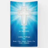 Religieus kruis | Christelijk Spandoek (Verticaal)