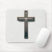 Religieus kruis muismat (Met muis)