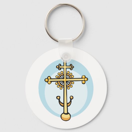 Religieus kruis sleutelhanger (Voorkant)