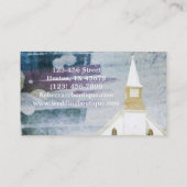  religieus land chapel visitekaartje (Achterkant)