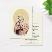 Religieus Maagd Maria begrafenisgebed Visitekaartje (Bureau)