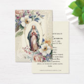 Religieus Maagd Maria begrafenisgebed Visitekaartje (Bureau)