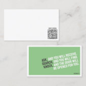 RELIGIEUS-minimalistisch Visitekaartje (Voorkant / Achterkant)