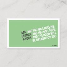 RELIGIEUS-minimalistisch Visitekaartje