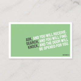 RELIGIEUS-minimalistisch Visitekaartje