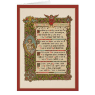 Religieus Nieuwjaarsgebed Vintage Christelijk